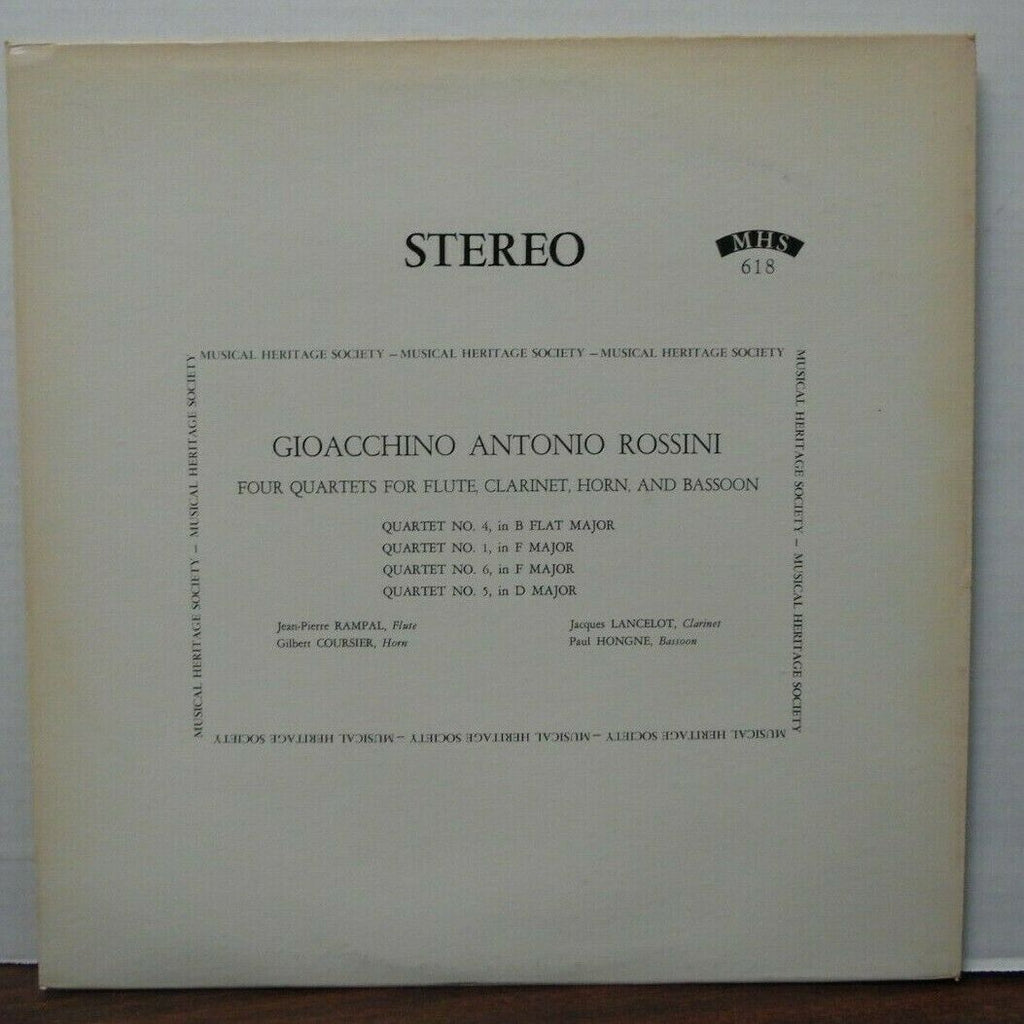 Gioacchino Antonio Rossini vinyl MHS-618 020120LLE