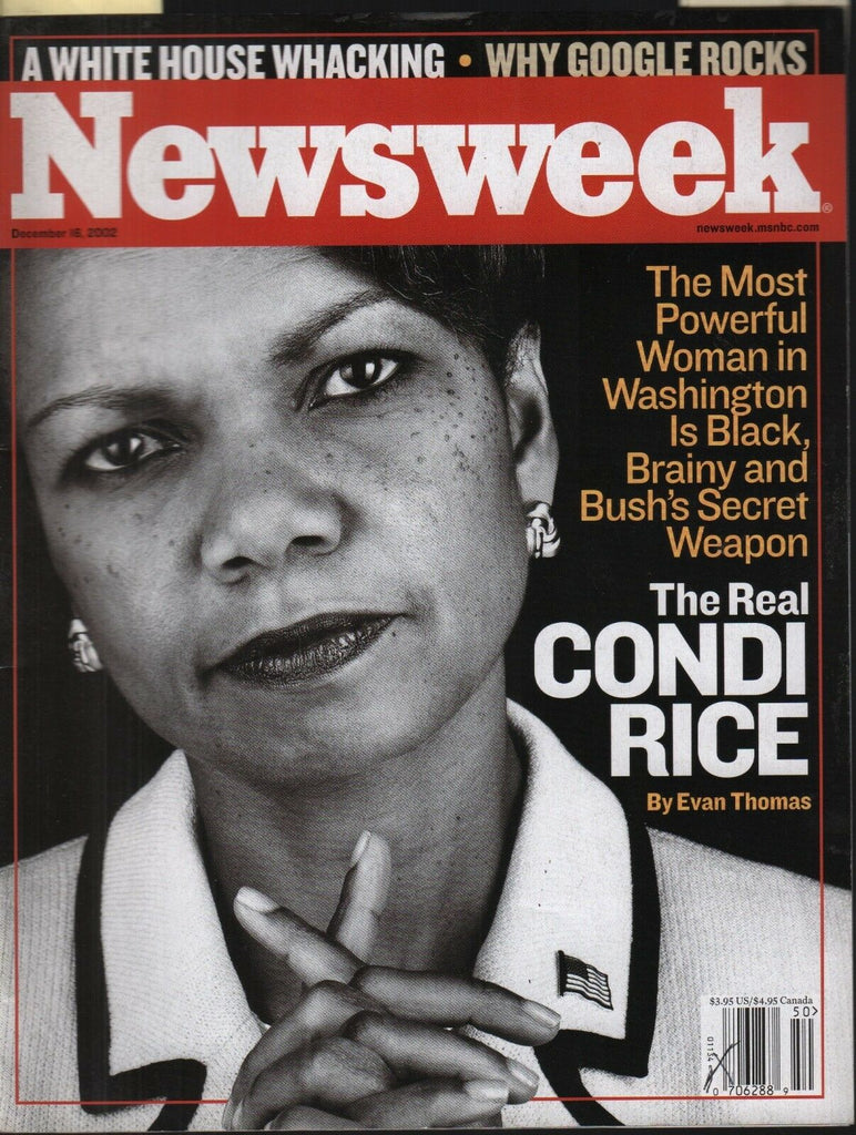 Newsweek December 16 2002 Condi Rice 092118AME2