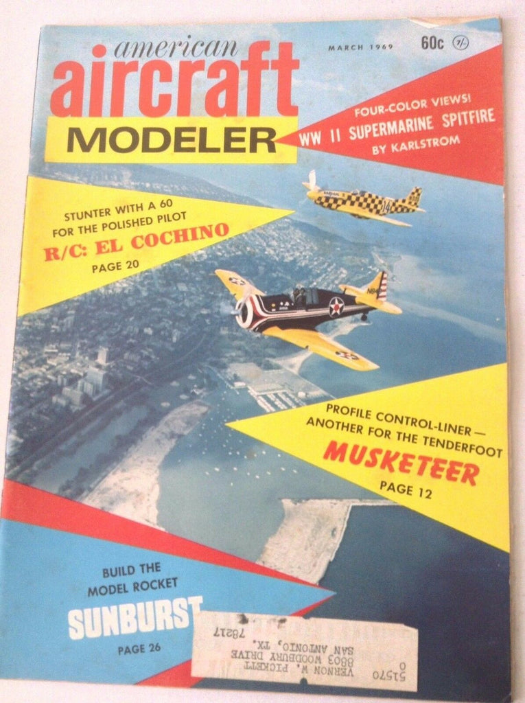 Aircraft Modeler Magazine El Cochino Supermarine Spitfire March 1969 041717nonrh