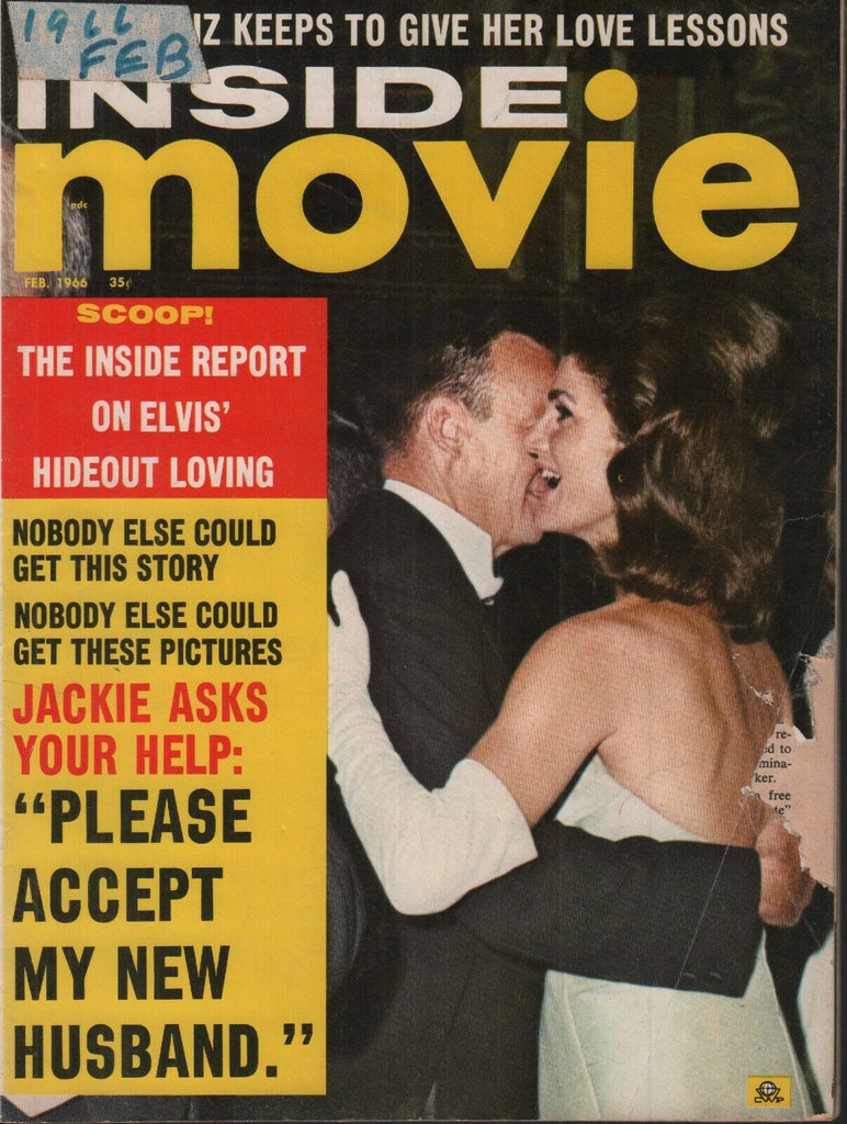 Inside Movie February 1966 Jackie Kennedy Elizabeth Taylor 062019AME2