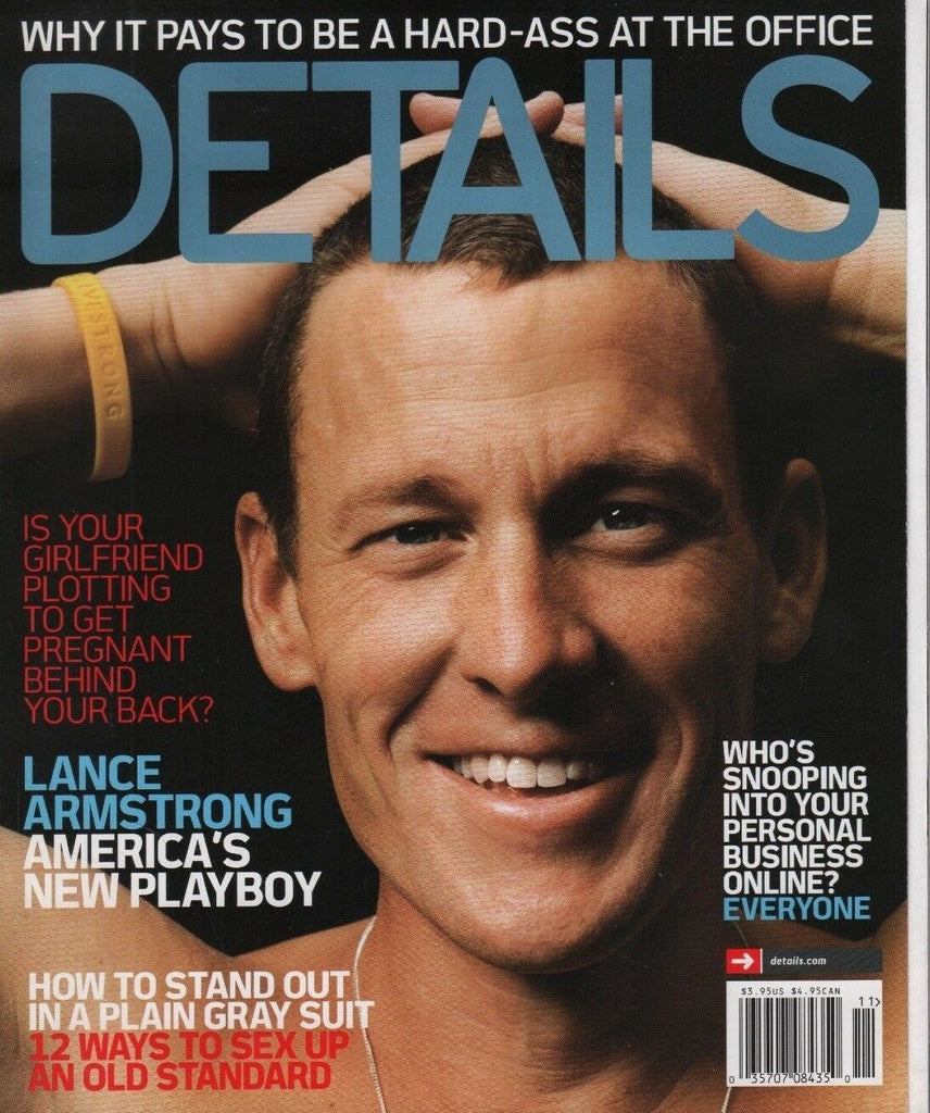 Details November 2006 Lance Armstrong Terry Richardson 101018DBE