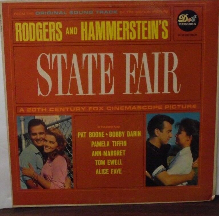 Orig soundtrack State Fair vinyl DLP9011 092918LLE