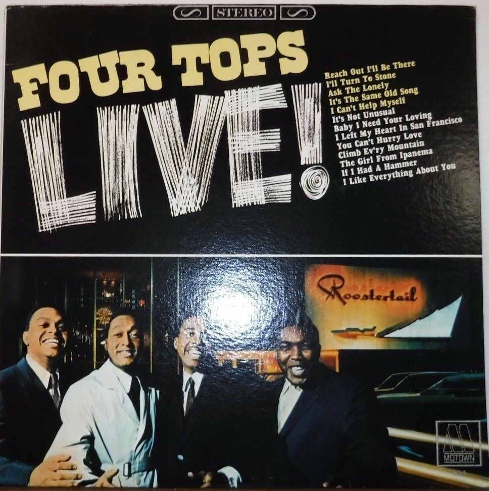 Four Tops Live 33RPM s-654 1966 100816LLE