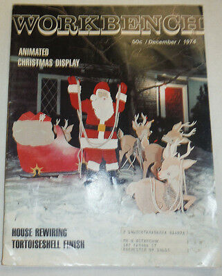 Workbench Magazine Animated Christmas Display December 1974 020515R