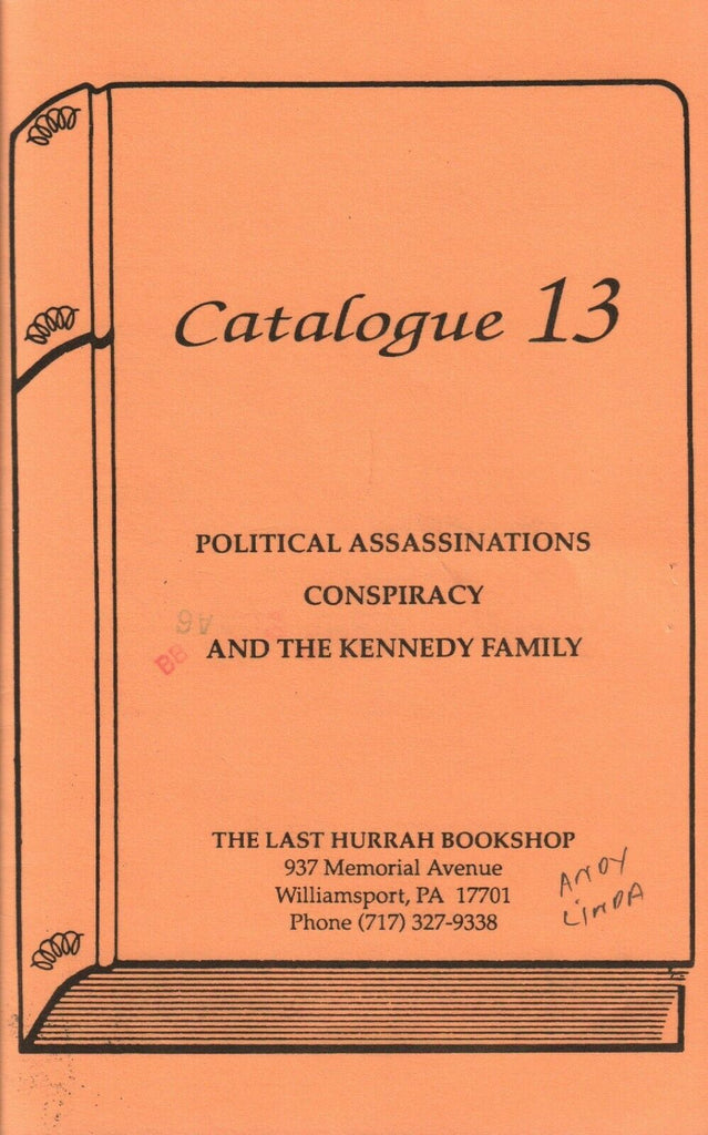 Political Assassinations Conspiracy The Kennedys 1990 Catalog #13 011320AME