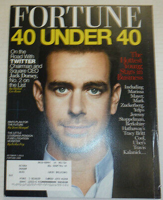 Fortune Magazine Jack Dorsey & Marissa Mayer October 2013 122914R