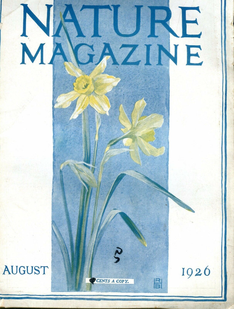 Nature Magazine August 1926 Flowers VG No ML 020817jhe