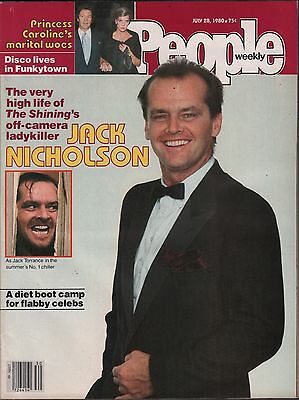 People Weekly July 28 1980 Jack Nicholson, Princess Caroline VG 021016DBE