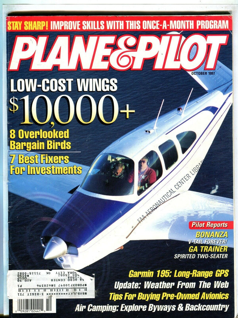 Plane & Pilot Magazine Oct. 1997 Bonanza V-Trail EX w/ML FAA Library 101716jhe