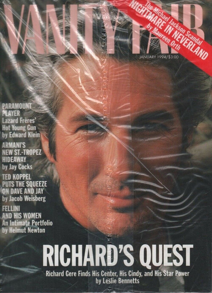 Vanity Fair January 1994 Richard Gere Ted Koppel Michael Jackson 100818ame2