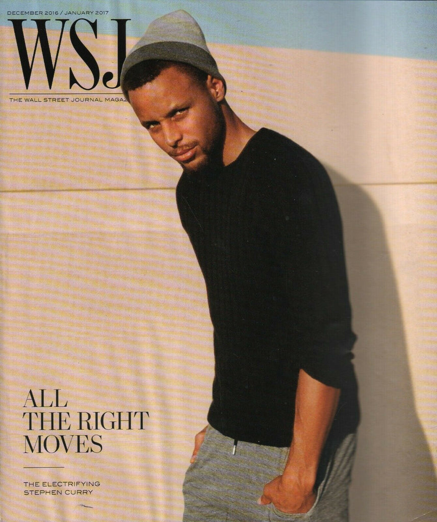 WSJ Wall Street Journal Men's Style Dec 2016/Jan 2017 Stephen Curry 031620AME