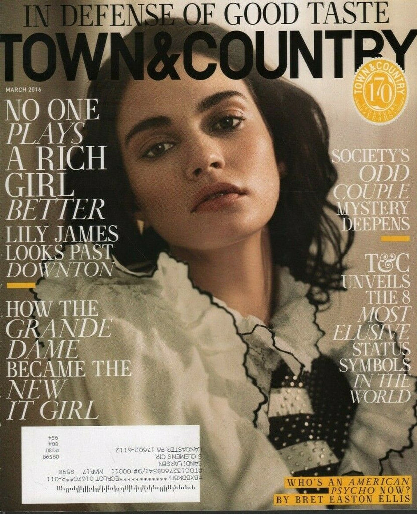 Town & Country March 2016 Lily James Mila Kunis w/ML 071219DBE
