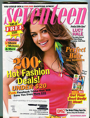 Seventeen Magazine June/July 2011 Lucy Hale EX 070616jhe