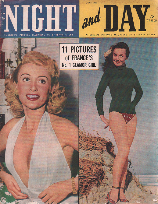 Night and Day June 1950 Mary Collins Martine Carol 041420DBE2