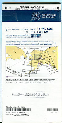 Fairbanks Sectional Aeronautical Chart 2010/2011 FAA EX 030416jhe