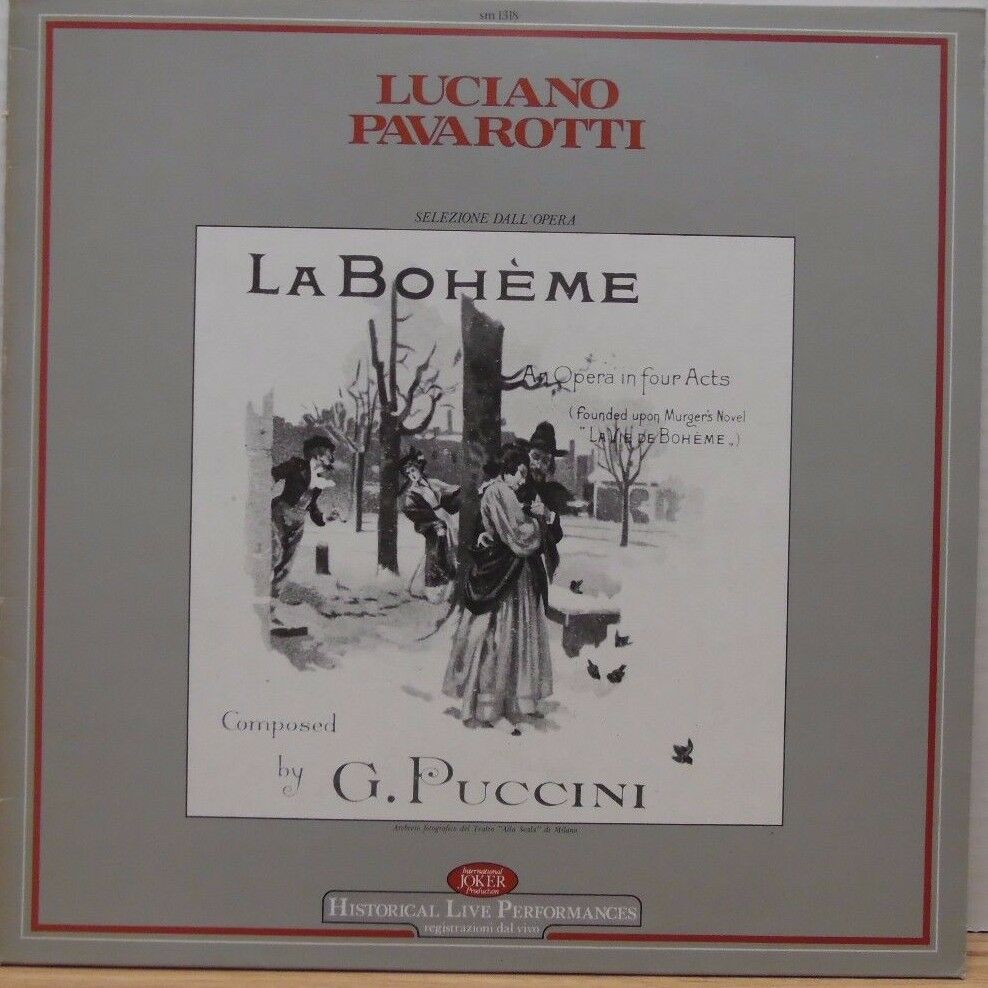 Luciano Pavarotti La Boheme Joker Production SM-1318 33rpm 072817DBE