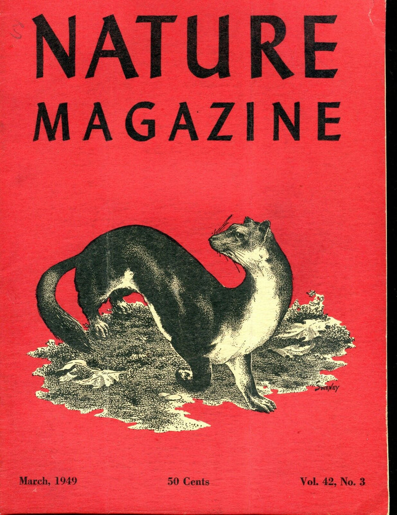 Nature Magazine March 1949 Ex w/ML On Back 012017jhe