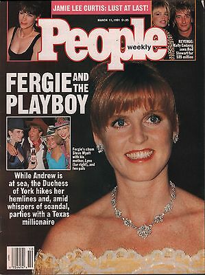 People Weekly March 11 Sarah Ferguson, Jamie Lee Curtis VG 012916DBE