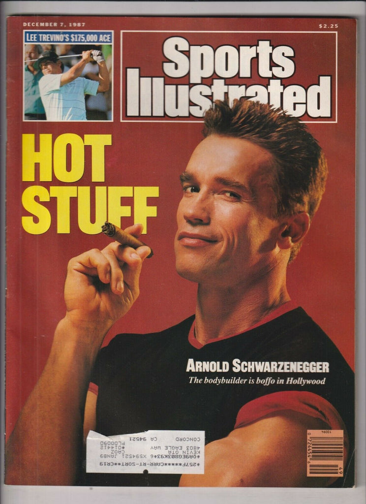 Sports Illustrated Arnold Schwarzenegger Lee Trevino December 7 1987 021720nonr
