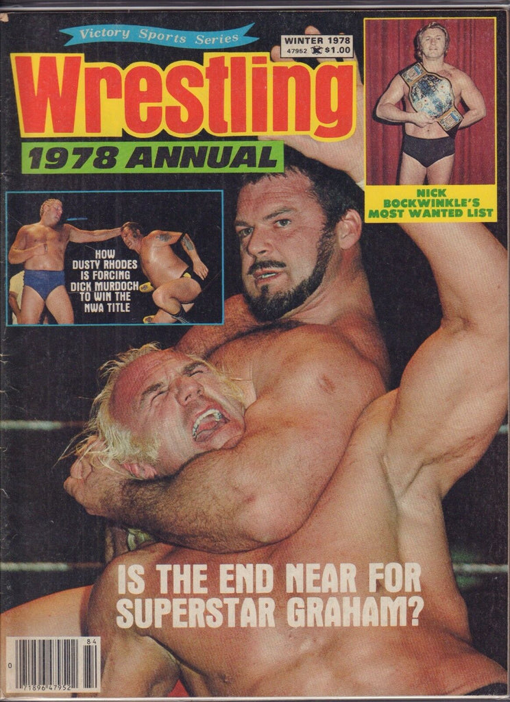 Victory Sports Series Wrestling 1978 Annual Nick Bockwinkle 010417DBE2