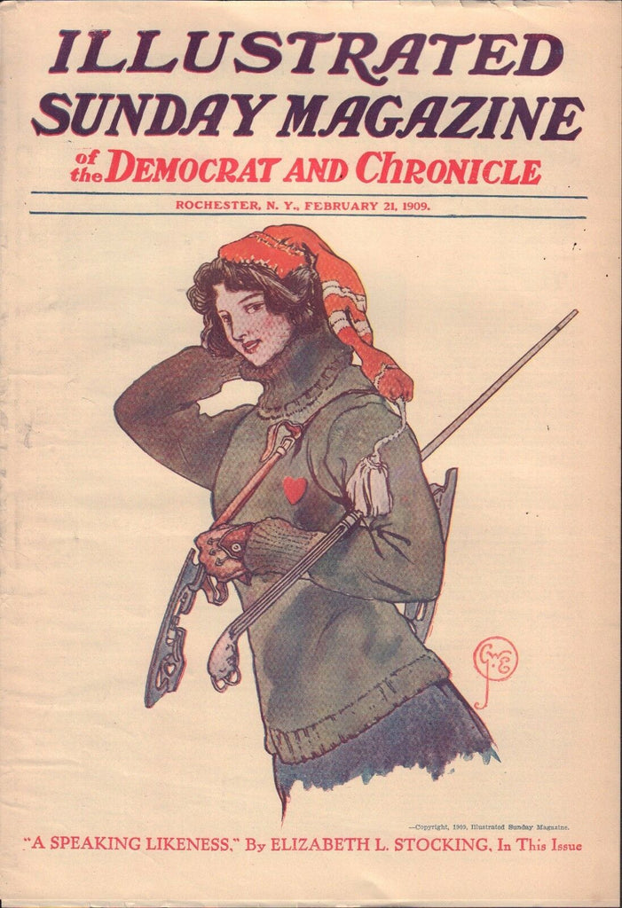 Sunday Magazine Illustrated Rochester February 21 1909 Likeness 011217DBE
