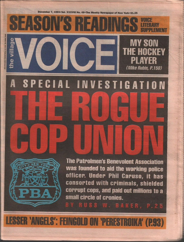 The Village Voice NYC December 7 1993 Phil Caruso Mike Rubin 012120AME