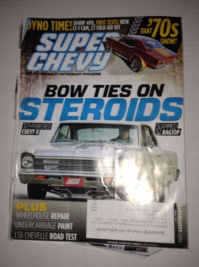 Super Chevy Magazine Bow Ties On Steroids August 2014 030717NONRH