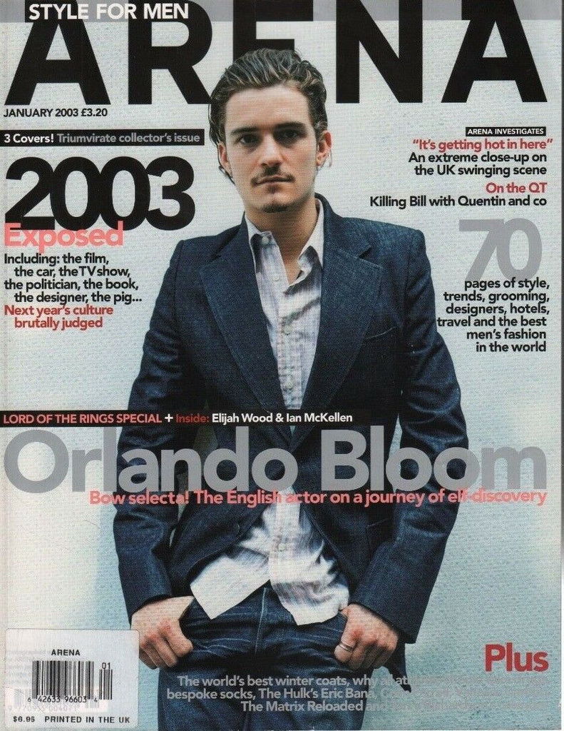 Arena Magazine January 2003 Orlando Bloom Ian McKellen 062018DBF2