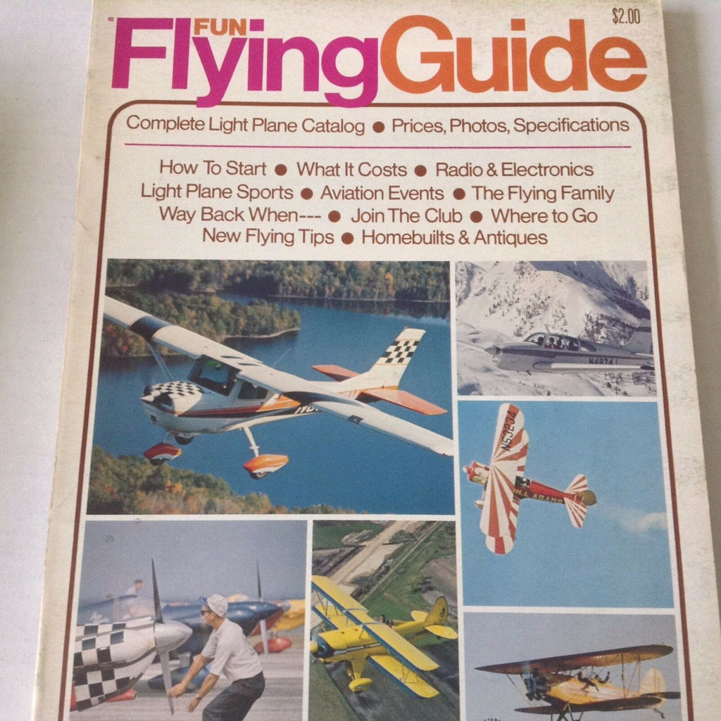 Flying Guide magazine Complete Light Plane Catalog 1971 071917nonrh