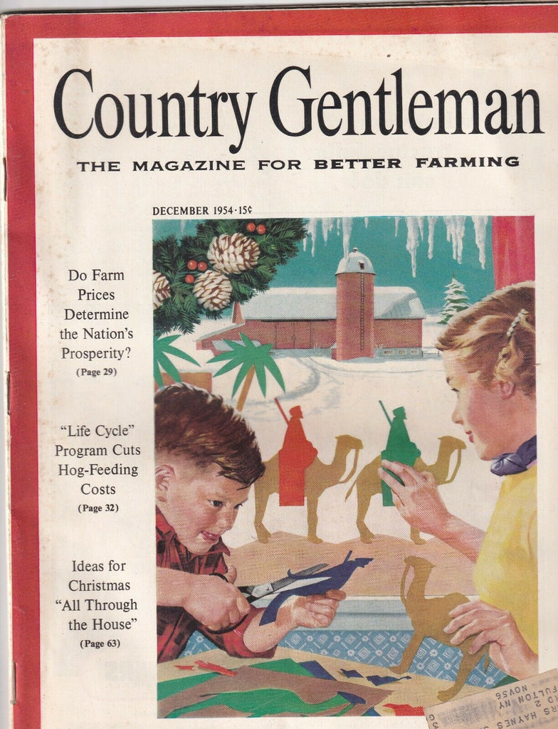 Country Genetleman Mag A Christmas Special December 1954 092819nonr
