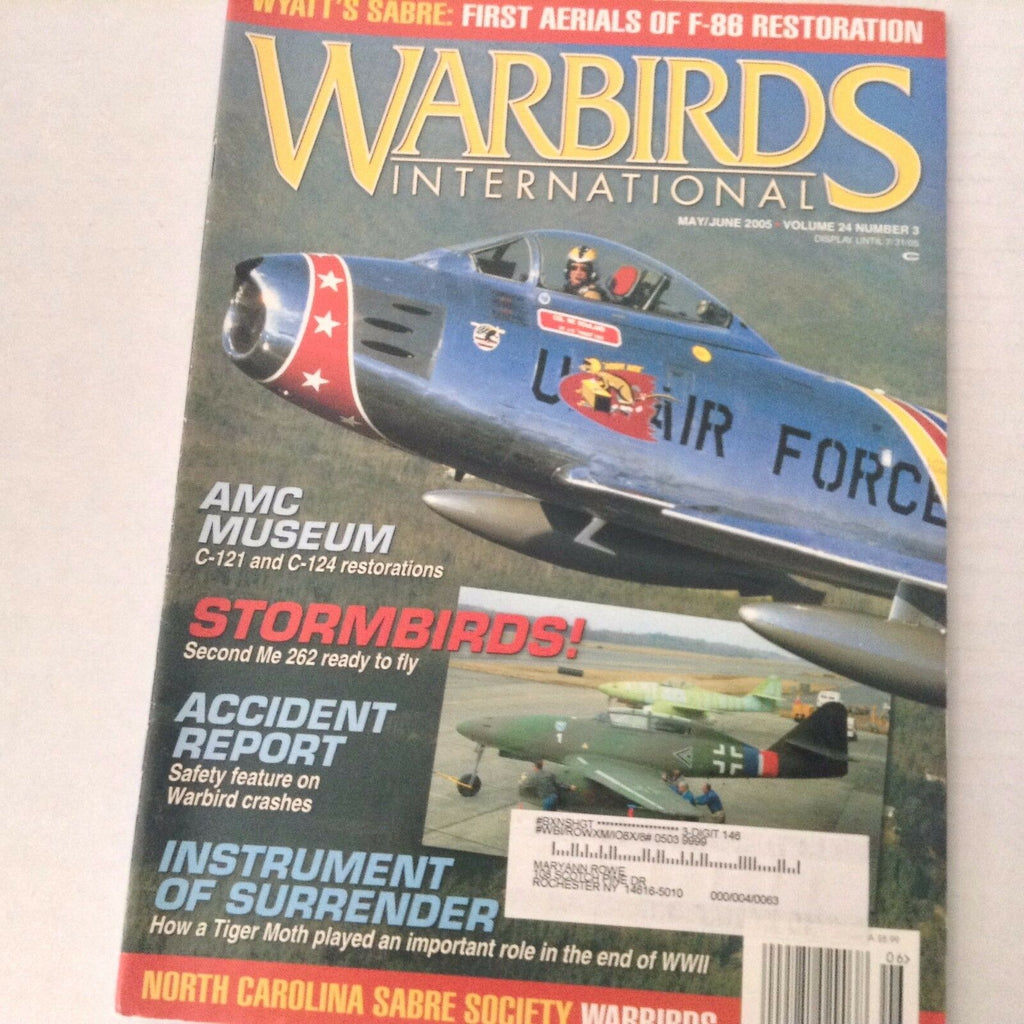 Warbirds Magazine AMC Museum C121 Restore May/June 2005 062517nonrh