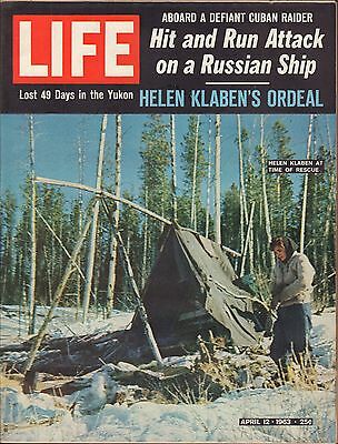 Life Magazine April 12 1963 Birthday Helen Klaben VG 051816DBE2