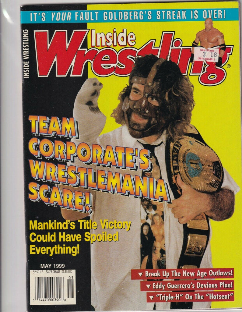 Inside Wrestling Magazine Mankind Eddie Guerrero May 1999 060419nonr