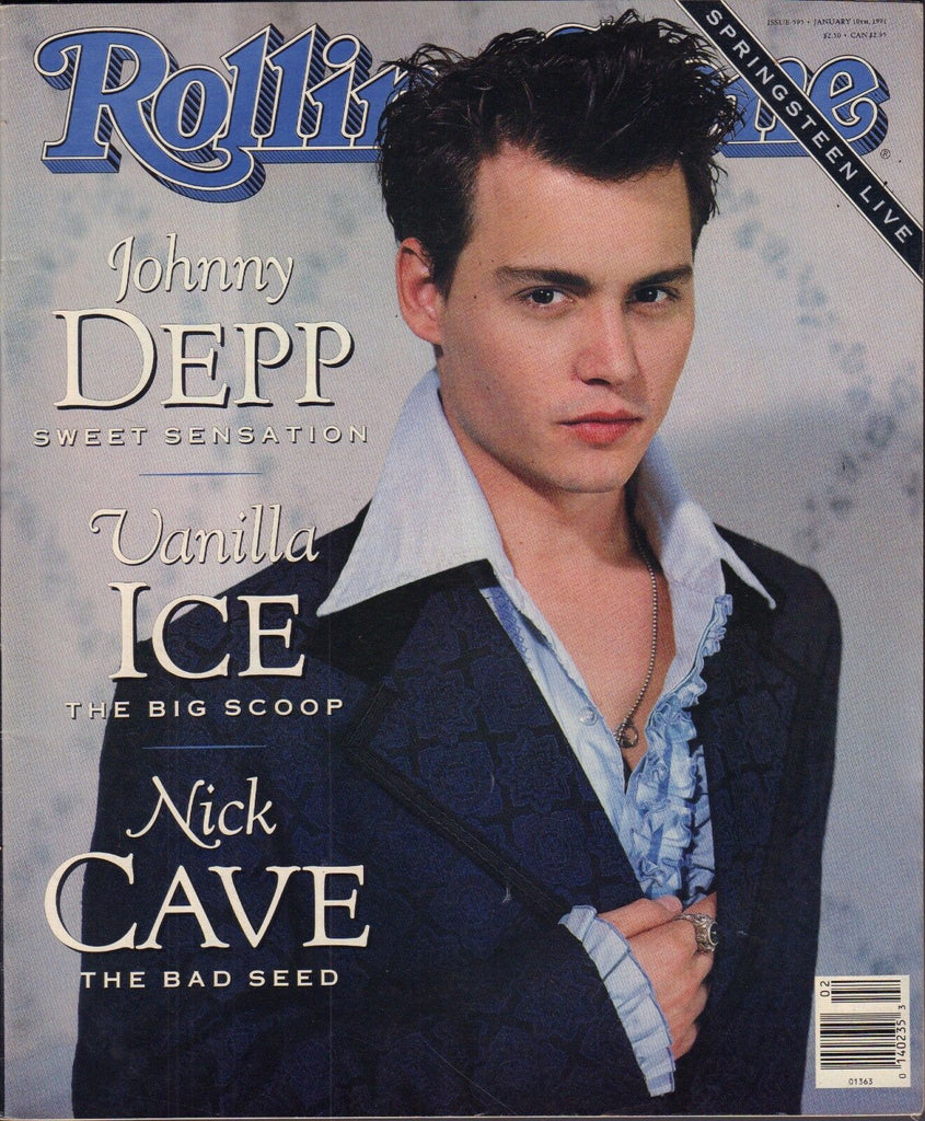 Rolling Stone January 10 1991 Johnny Depp, Vanilla Ice 122616DBE