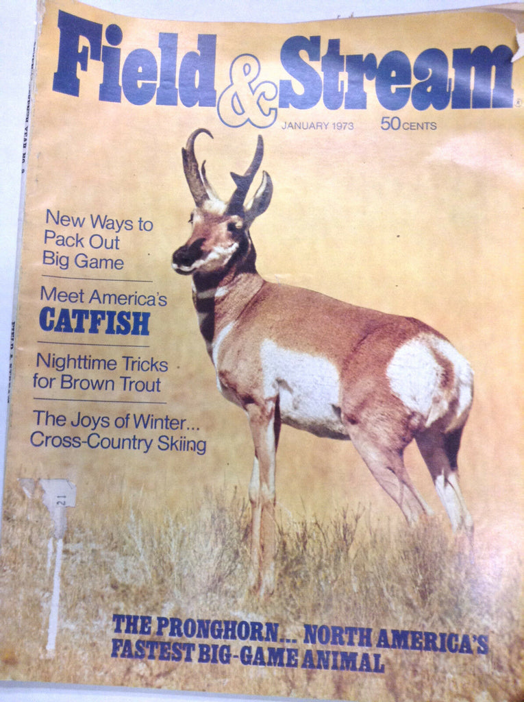 Field & Stream Magazine Pronghorn Game Animal January 1973 062017nonr