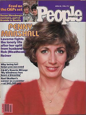 People Weekly April 28 1980 Penny Marshall, Susan Strasberg VG 012816DBE