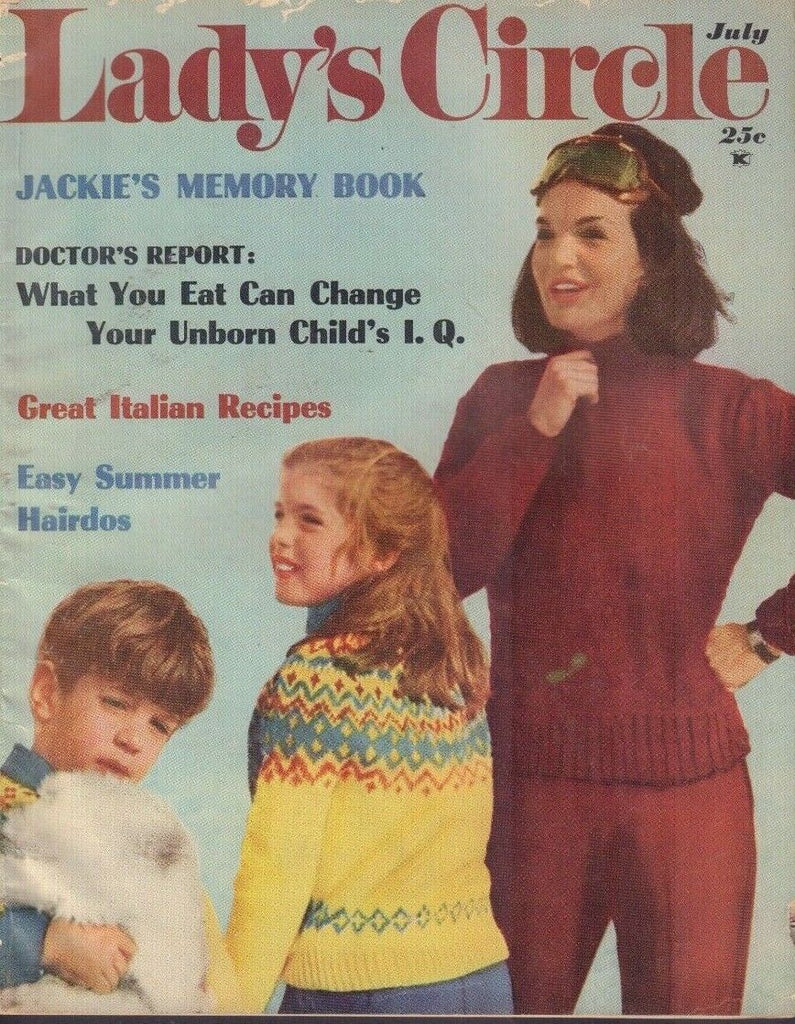 Lady's Circle Magazine Jackie Kennedy Memory Book July 1966 011018nonr