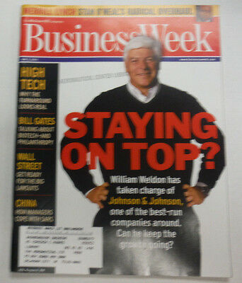 Businessweek Magazine Johnson & Johnson May 2003 071015R
