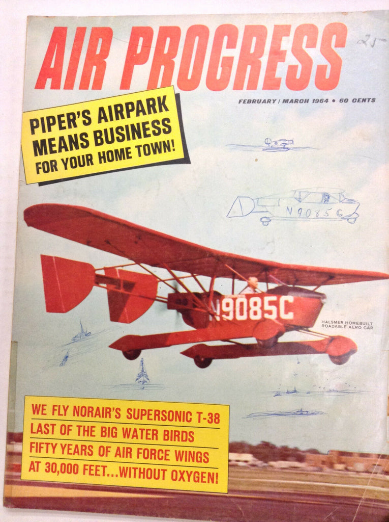 Air Progress Magazine Piper's Airpark Norair's Supersonic March 1964 041517nonrh