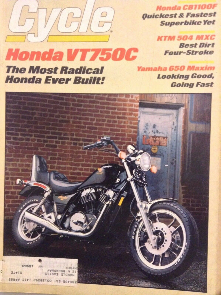 Cycle Magazine Honda VT750 January 1983 110817nonrh3