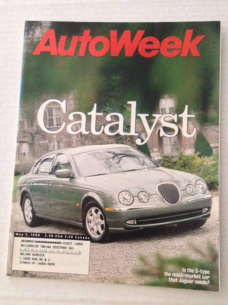 Autoweek Magazine S-Type Jaguar Needs May 3, 1999 020117RH
