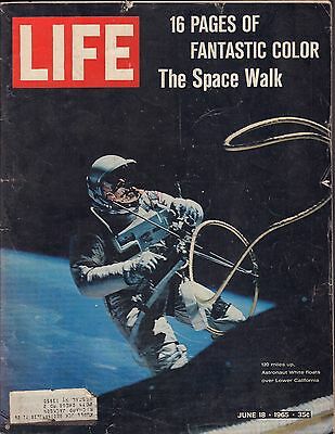 Life Magazine June 18 1965 Birthday The Space Walk w/ML VG 060716DBE2