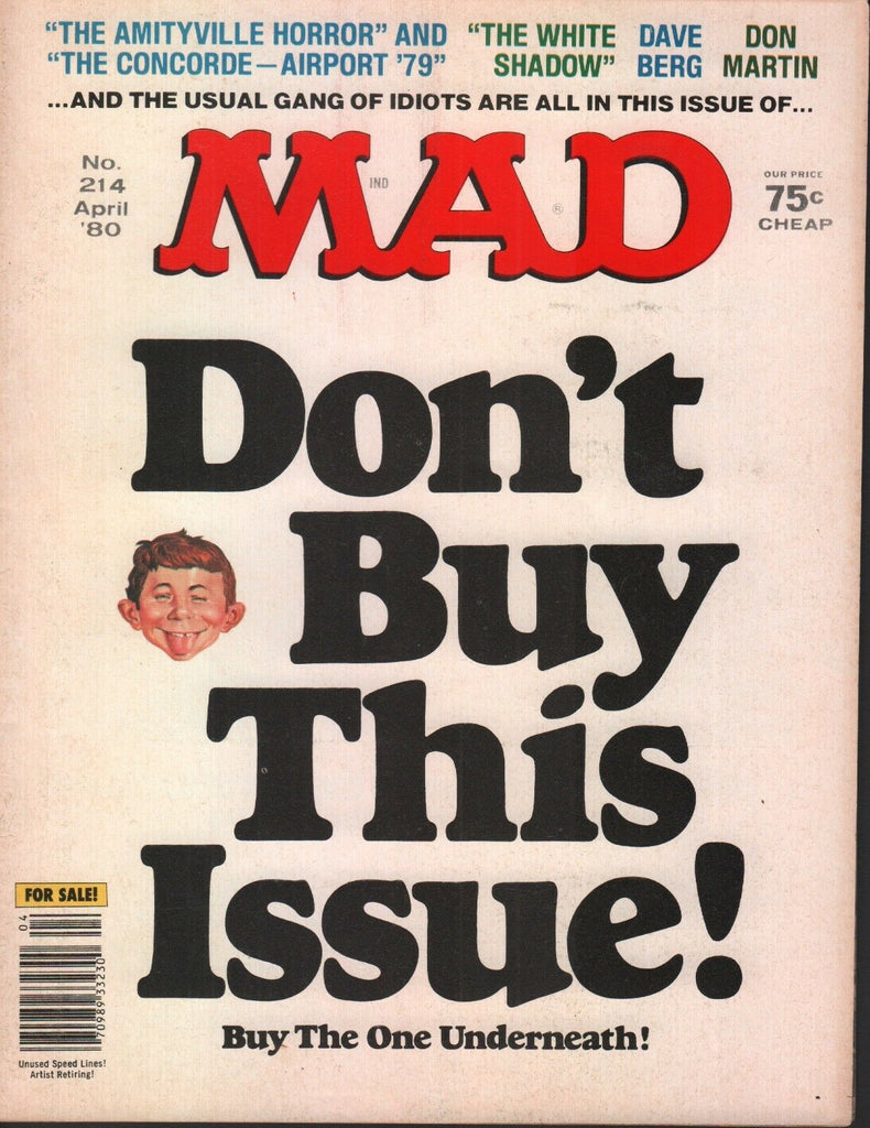 Mad Magazine #214 April 1980 Amittyville Horror 010919AME