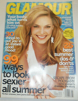 Glamour Magazine 99 Ways To Look Sexier Katherine Heigl July 2007 123014R