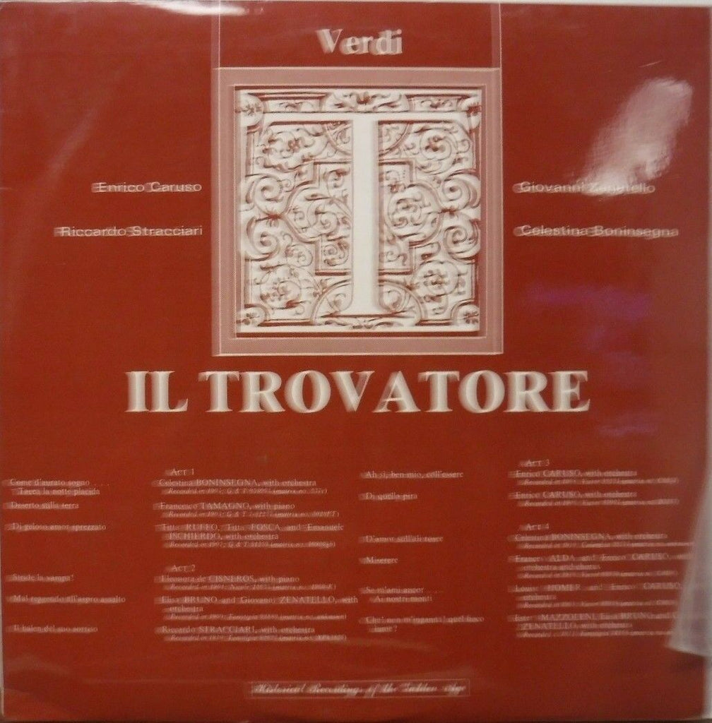 Verdi Il Trovatore 33RPM #7013 012817LLE