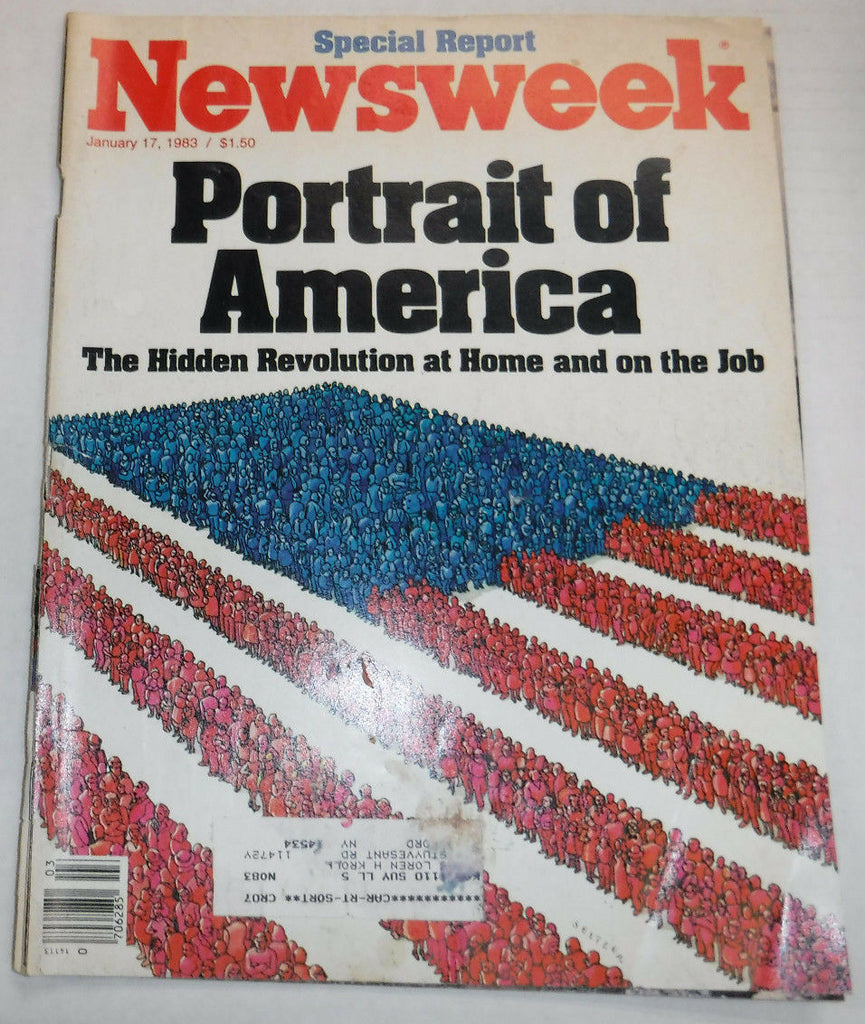 Newsweek Magazine Portrait Of America January 17, 1983 100716R