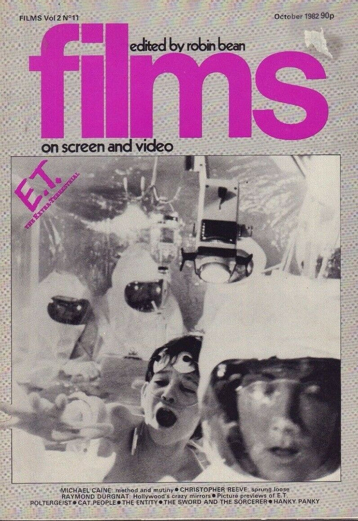 Films on Screen & Video October 1982 E.T, Michael Caine 040617nonDBE