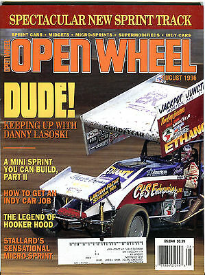 Open Wheel Magazine August 1996 Danny Lasoski Hooker Hood EX 012216jhe