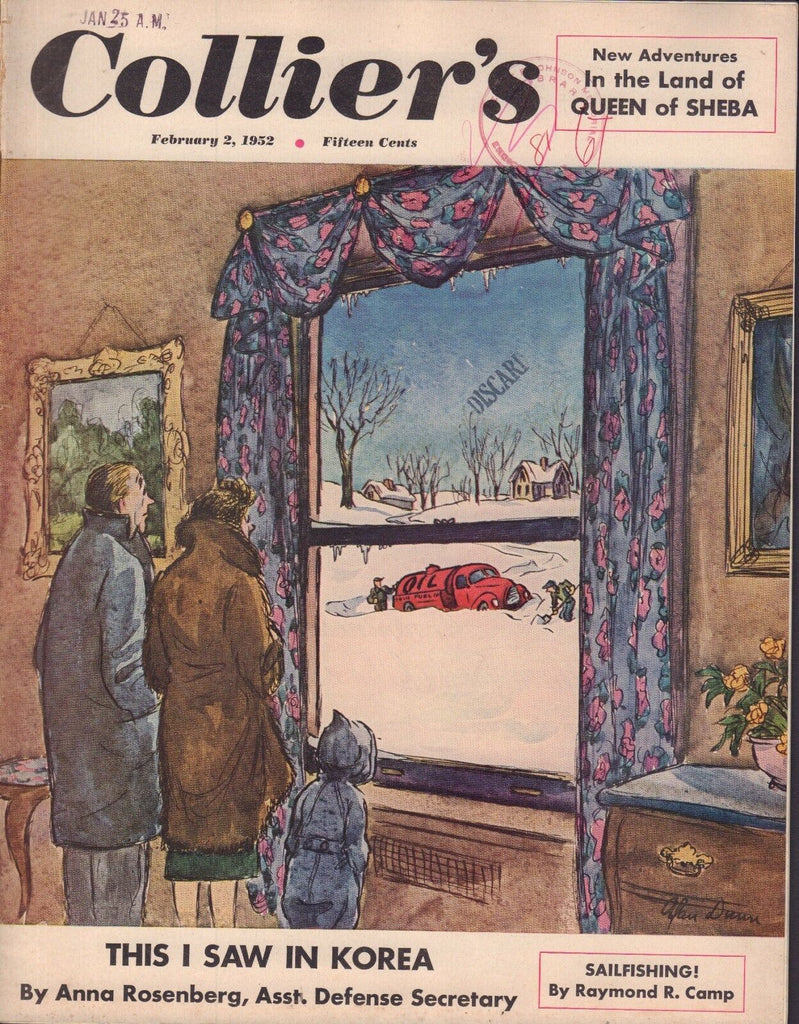 Collier's Magazine February 2 1952 Anna Rosenberg Queen Of Sheba 072317nonjhe