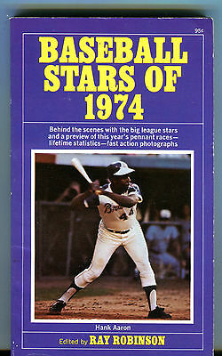 Baseball Stars Of 1974 Hank Aaron Braves EX 041116jhe